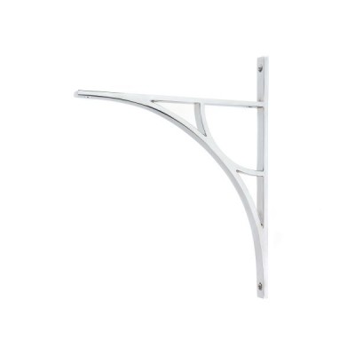 From The Anvil - Polished Chrome Tyne Shelf Bracket 314 x 250mm 51179