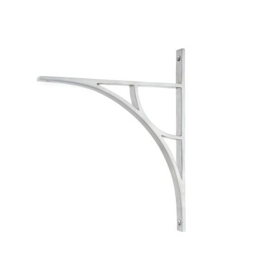 From The Anvil - Satin Chrome Tyne Shelf Bracket 314 x 250mm 51180
