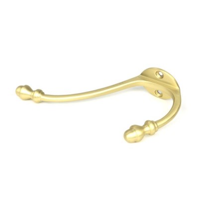 From The Anvil - Satin Brass Hat & Coat Hook 51302