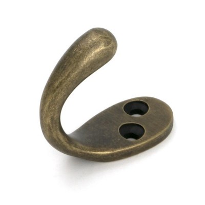 From The Anvil - Burnished Brass Celtic Single Robe Hook [51307]