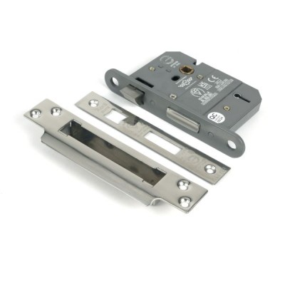 From The Anvil - Polished Chrome 3inch 5 Lever BS Sash Lock [51349]