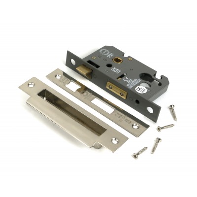 From The Anvil - Polished Nickel 2.5 inch Euro Profile Sash Lock [51378]