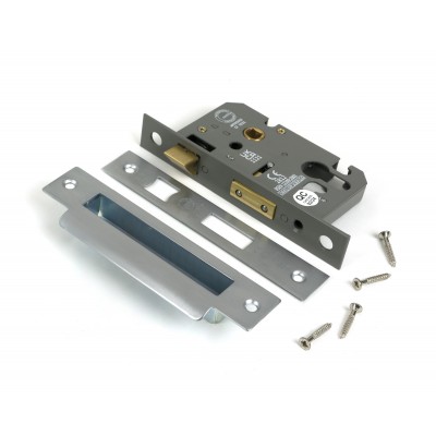 From The Anvil - Satin Chrome 2.5 inch Euro Profile Sash Lock [51380]