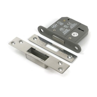 From The Anvil - Polished Chrome 3inch 5 Lever BS Dead Lock KA [51441]
