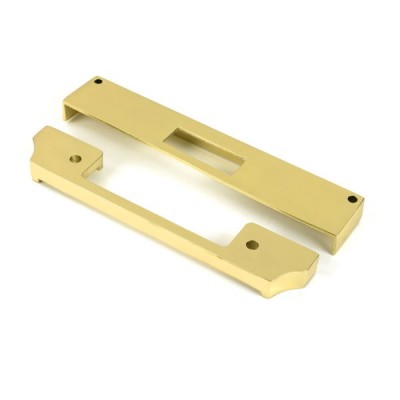 From The Anvil - Polished Brass 0.5inch Rebate Kit for Euro Dead Lock [51467]