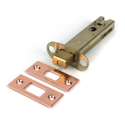 From The Anvil - Polished Bronze 4inch Heavy Duty Tubular Deadbolt [51704]