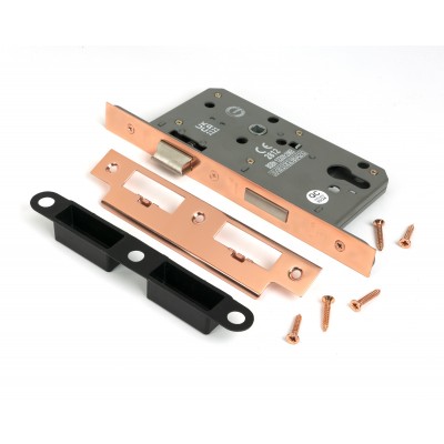 From The Anvil - Polished Bronze Euro Din Sash Lock - 60mm Backset/72mm Centre [51807]