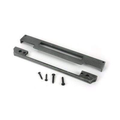 From The Anvil - Pewter 1/2 inch Rebate Kit for Euro Din Sash Lock [51809]
