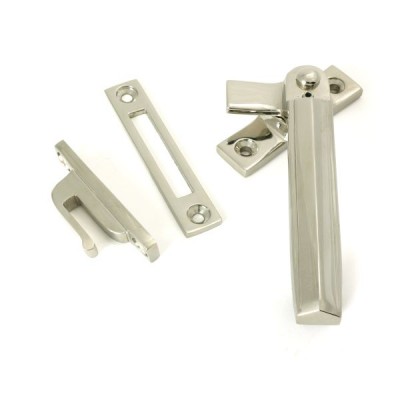 From The Anvil - Polished Nickel Locking Art Deco Fastener - RH [51921]