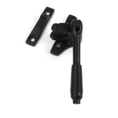 From The Anvil - Aged Bronze Night-Vent Locking Reeded Fastener (Steel Window) [51993]