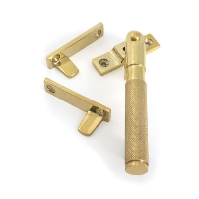 From The Anvil - Polished Brass Night-Vent Locking Brompton Fastener [52132]