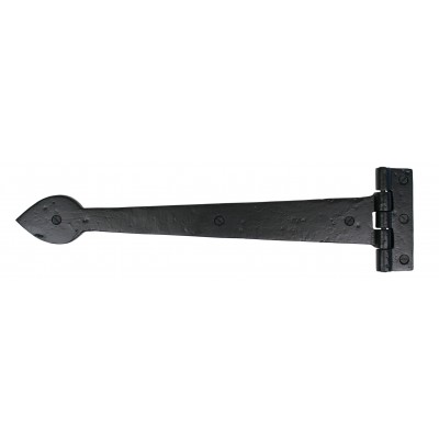 From The Anvil - Smooth Black 16" Cast T Hinge (Pair) 73227