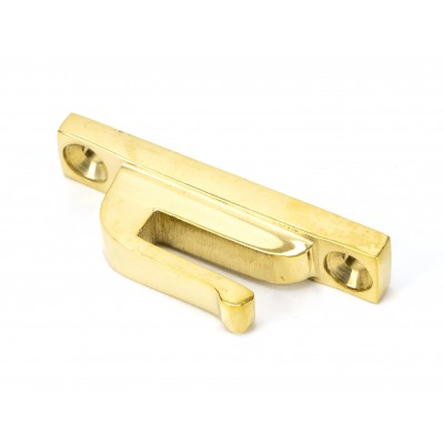 From The Anvil - Polished Brass Hook Plate 83687