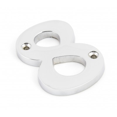 From The Anvil - Polished Chrome Numeral - 8 - 83728