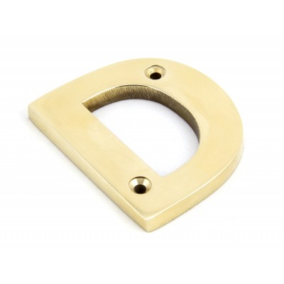 From The Anvil - Polished Brass Letter - D - 83801D