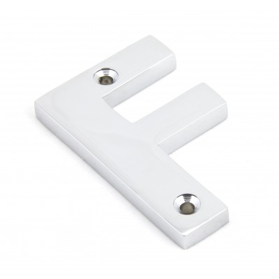 From The Anvil - Polished Chrome Letter - F - 83802F