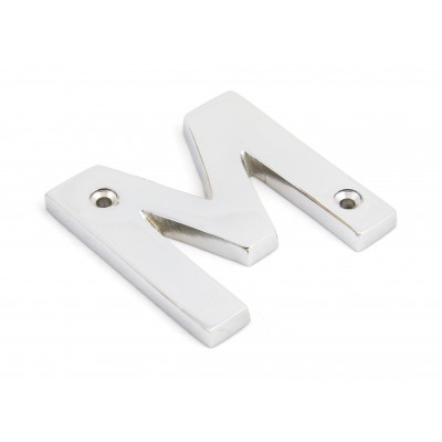 From The Anvil - Polished Chrome Letter - M - 83802M