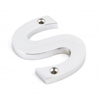 From The Anvil - Polished Chrome Letter - S - 83802S