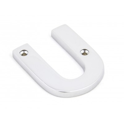 From The Anvil - Polished Chrome Letter - U - 83802U