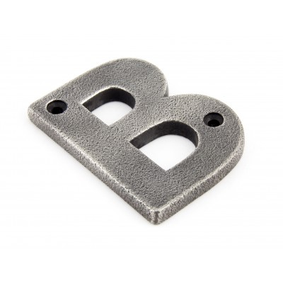 From The Anvil - Antique Pewter Letter - B - 83803B