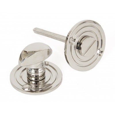 From The Anvil - Polished Nickel Round Bathroom Thumbturn 83824