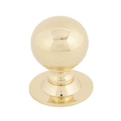 From The Anvil - Polished Brass Ball Cabinet Knob - 31mm 83887