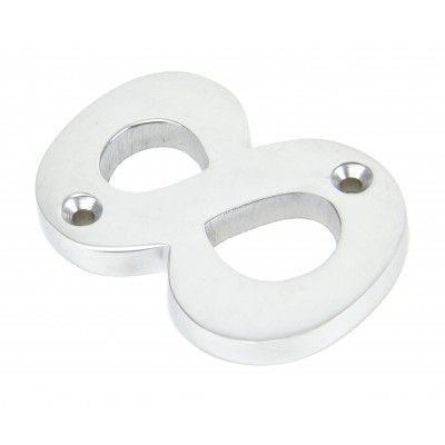 From The Anvil - Satin Chrome Numeral - 8 - 83928