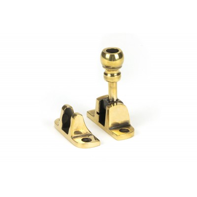 From The Anvil - Aged Brass Mushroom Brighton Fastener (Radiused) 83933