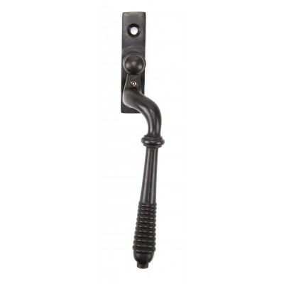 From The Anvil - Aged Bronze Reeded Espagnolette Fastener - Right Hand - 83973