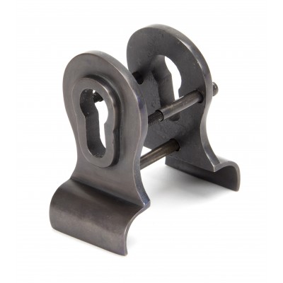 From The Anvil - Aged Bronze 50mm Euro Door Pull (Back to Back fixings) 90067