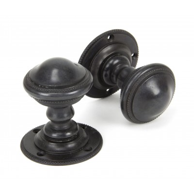 From The Anvil - Aged Bronze Brockworth Mortice Knob Set 90295