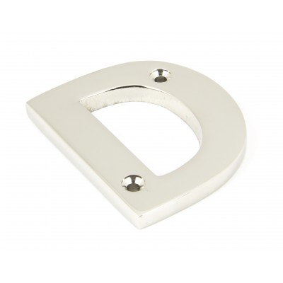 From The Anvil - Polished Nickel Letter - D - 90303D