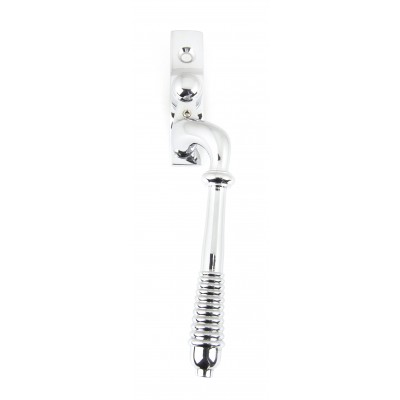From The Anvil - Polished Chrome Reeded Espagnolette Fastener - Right Hand - 90331