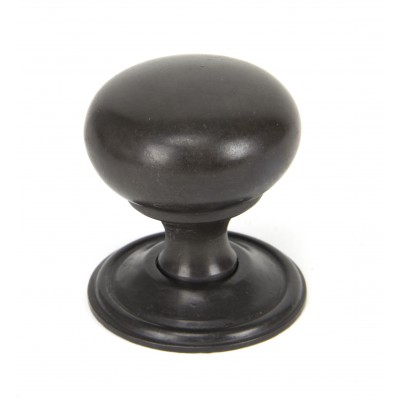 From The Anvil - Aged Bronze Mushroom Cabinet Knob - 38mm 90344