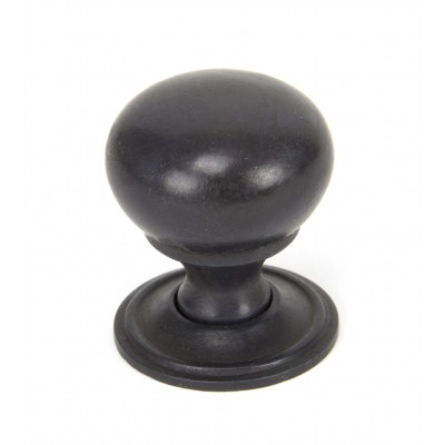 From The Anvil - Aged Bronze Mushroom Cabinet Knob - 32mm 90345