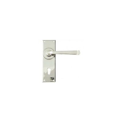 From The Anvil - Polished Nickel Avon Lever Lock Set 90360