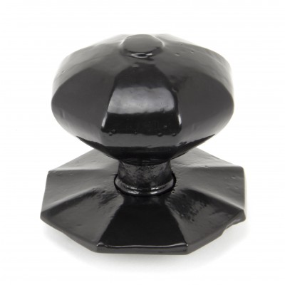 From The Anvil - Black Octagonal Centre Door Knob (Internal) 90382