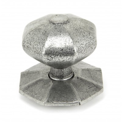 From The Anvil - Pewter Octagonal Centre Door Knob (Internal) 90383