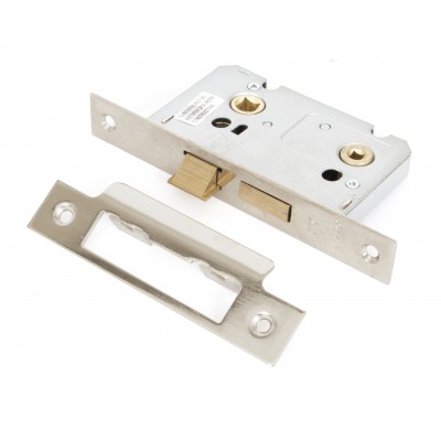 From The Anvil - Nickel 2.5" Bathroom Mortice Lock 91090