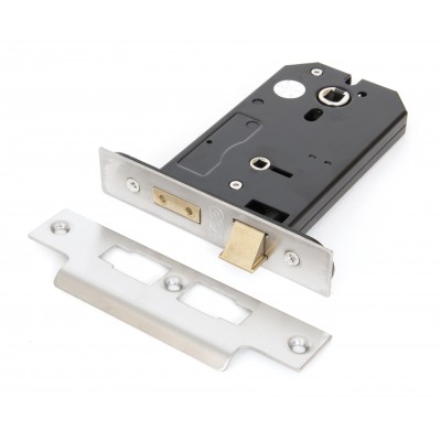 From The Anvil - SS 5" Horizontal Bathroom Lock 91111