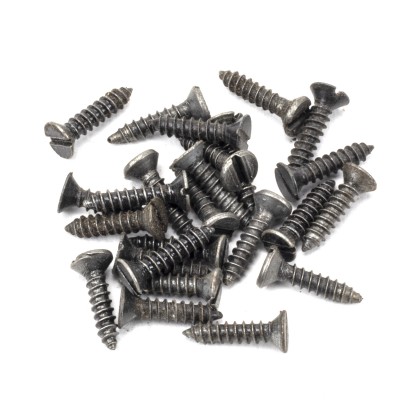 From The Anvil - Pewter 4 x 1/2" Countersunk Screws (25) 91187