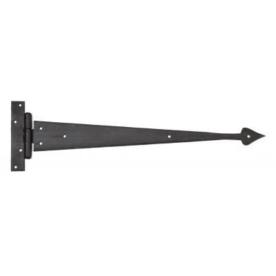 From The Anvil - External Beeswax 18" Arrow Head T Hinge (Pair) 91476