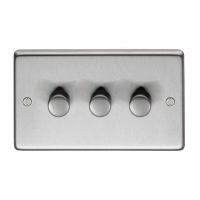 From The Anvil - Stainless Steel Triple LED Dimmer Switch 91814