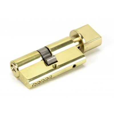 From The Anvil - Lacquered Brass 30/30 5-Pin Euro Cylinder/Thumbturn 91867