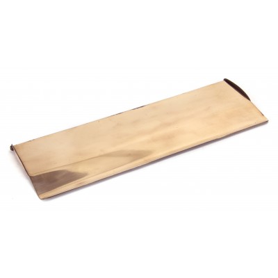 From The Anvil - Polished Bronze Large Letter Plate Cover 91934