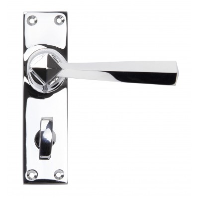 From The Anvil - Polished Chrome Straight Lever Bathroom Set 91972
