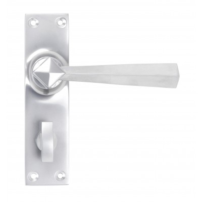 From The Anvil - Satin Chrome Straight Lever Bathroom Set 91973