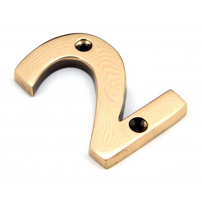 From The Anvil - Polished Bronze Numeral - 2 - 92022