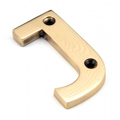 From The Anvil - Polished Bronze Letter - J - 92031J