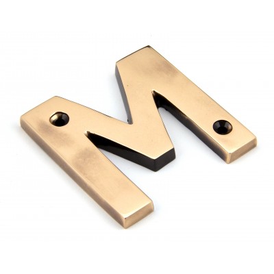 From The Anvil - Polished Bronze Letter - M - 92031M